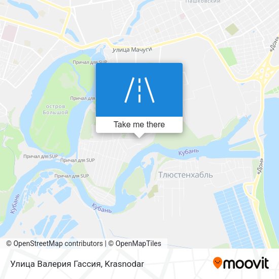 Улица Валерия Гассия map