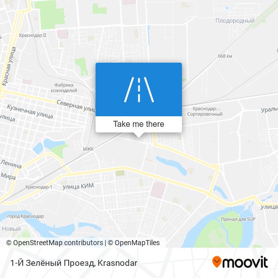 1-Й Зелёный Проезд map