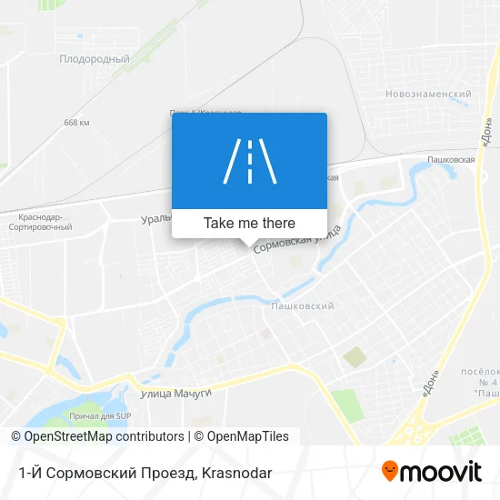 1-Й Сормовский Проезд map