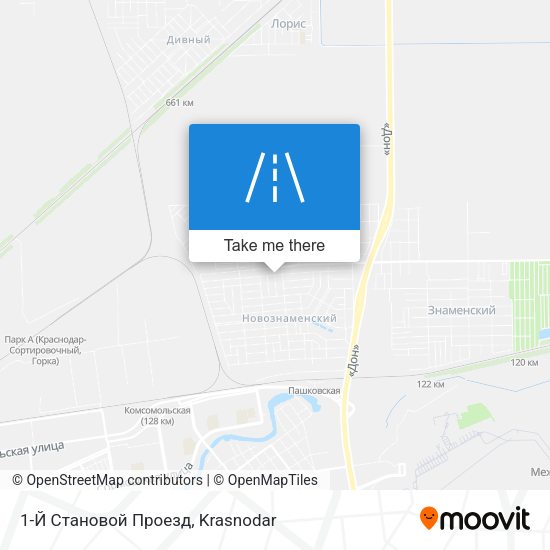 1-Й Становой Проезд map