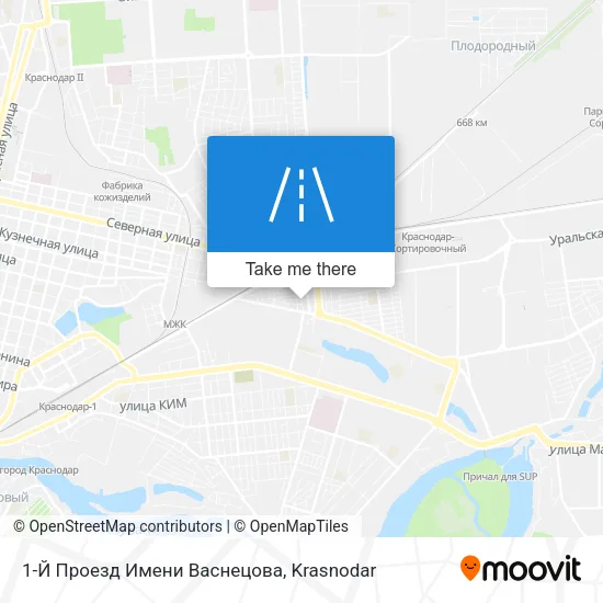 1-Й Проезд Имени Васнецова map