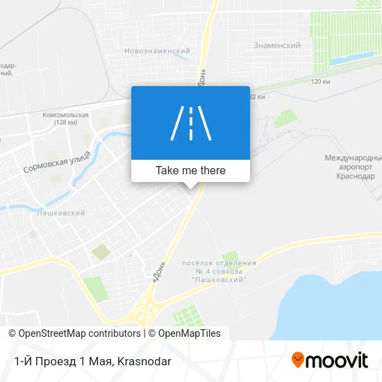 1-Й Проезд 1 Мая map