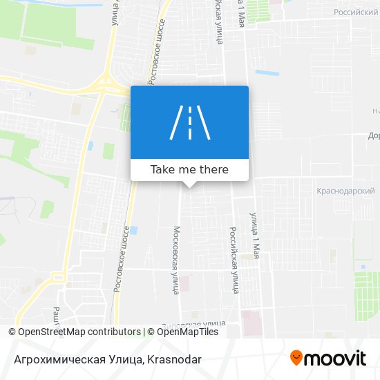 Агрохимическая Улица map