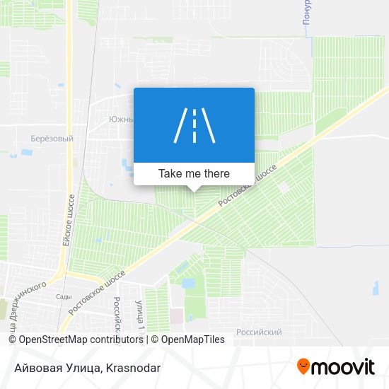 Айвовая Улица map