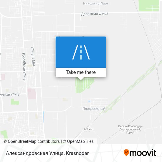Александровская Улица map