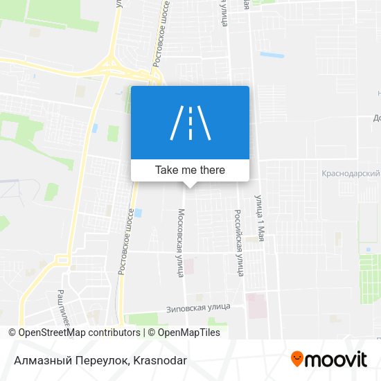 Алмазный Переулок map