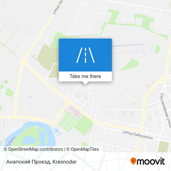 Анапский Проезд map