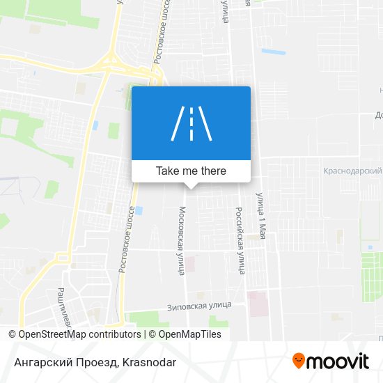 Ангарский Проезд map