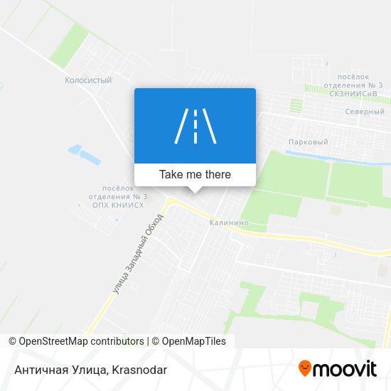 Античная Улица map