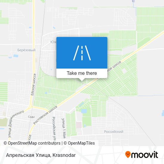 Апрельская Улица map