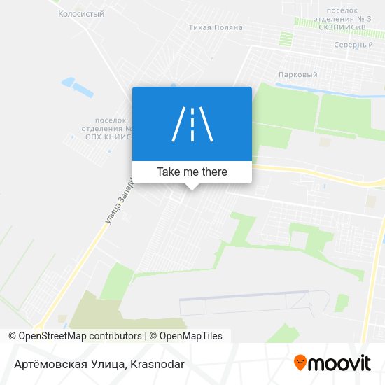 Артёмовская Улица map