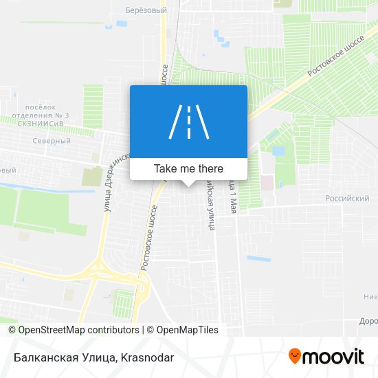 Балканская Улица map