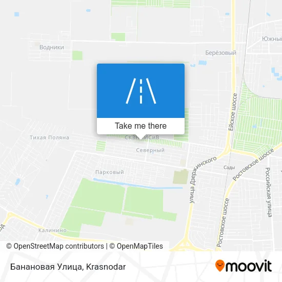 Банановая Улица map