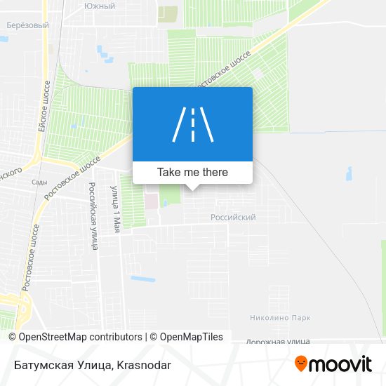Батумская Улица map