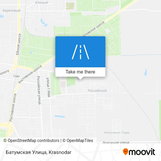 Батумская Улица map