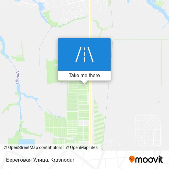 Береговая Улица map