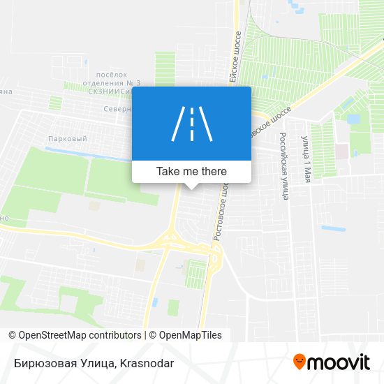 Бирюзовая Улица map