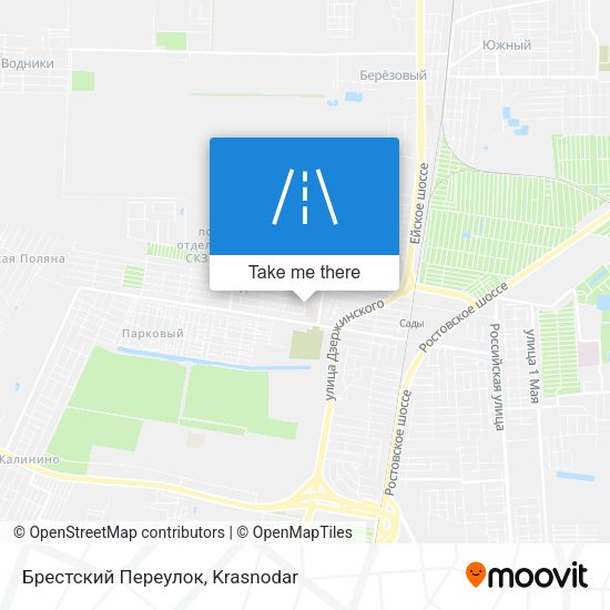 Брестский Переулок map