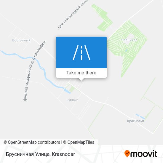 Брусничная Улица map