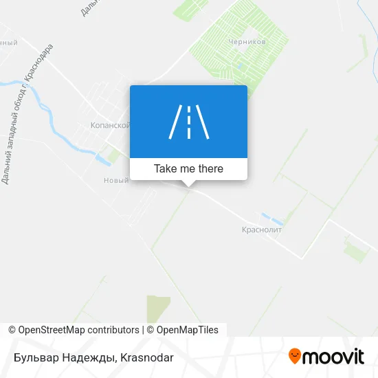 Бульвар Надежды map