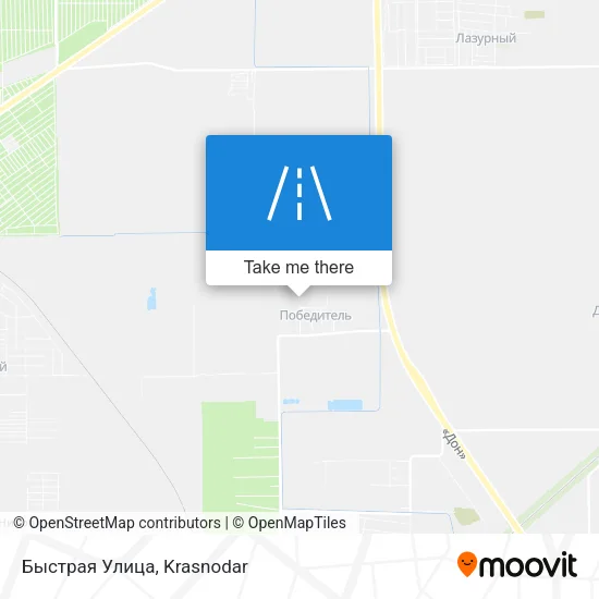 Быстрая Улица map