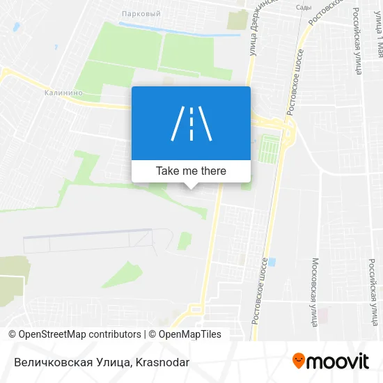 Величковская Улица map