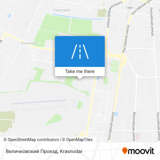 Величковский Проезд map
