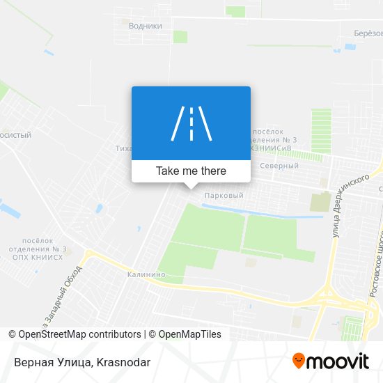 Верная Улица map