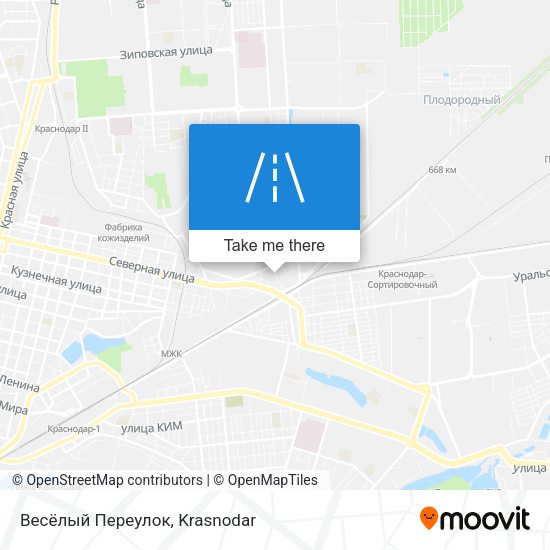 Весёлый Переулок map