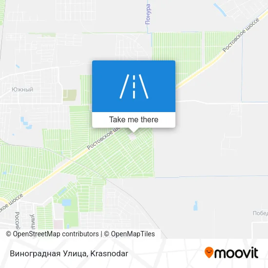 Виноградная Улица map