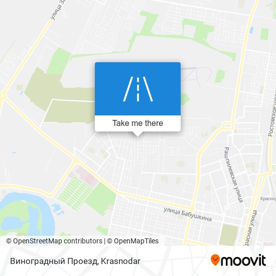 Виноградный Проезд map