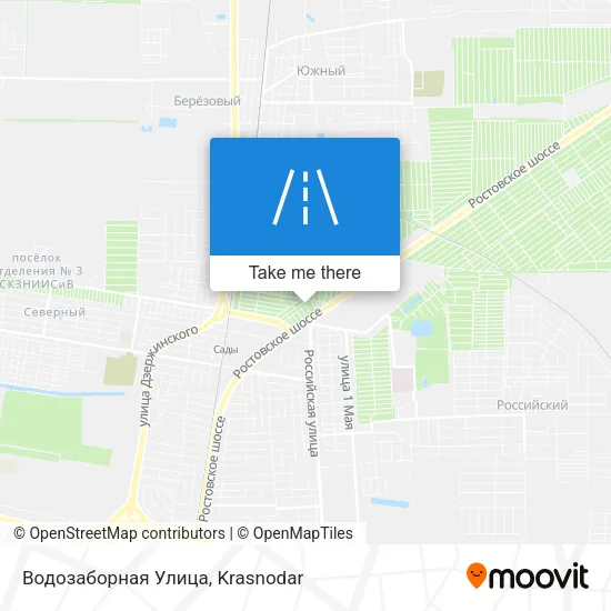 Водозаборная Улица map