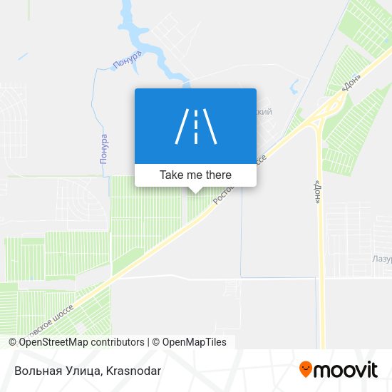 Вольная Улица map