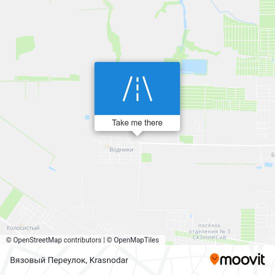 Вязовый Переулок map