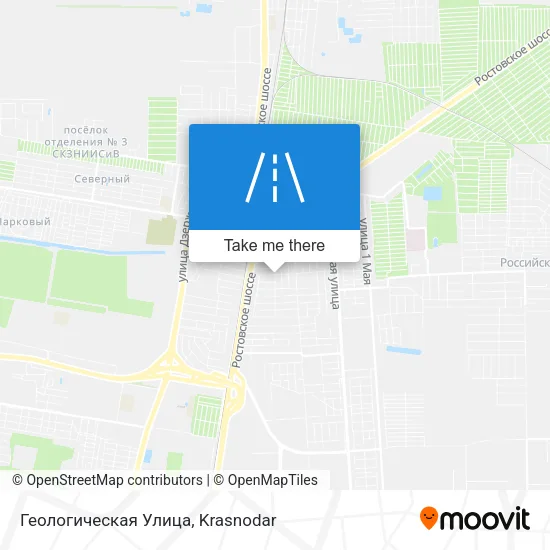 Геологическая Улица map