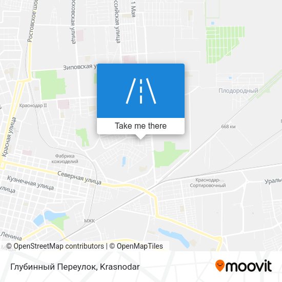Глубинный Переулок map