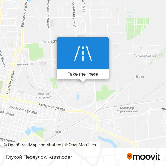 Глухой Переулок map