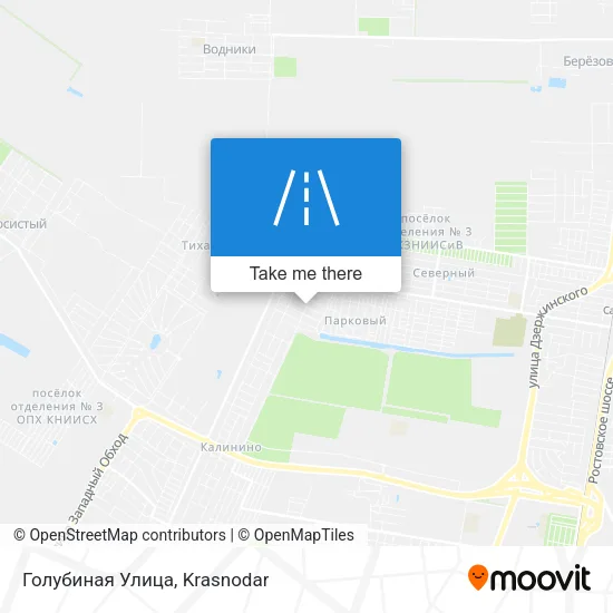 Голубиная Улица map