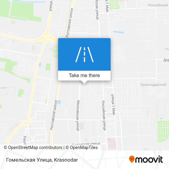 Гомельская Улица map