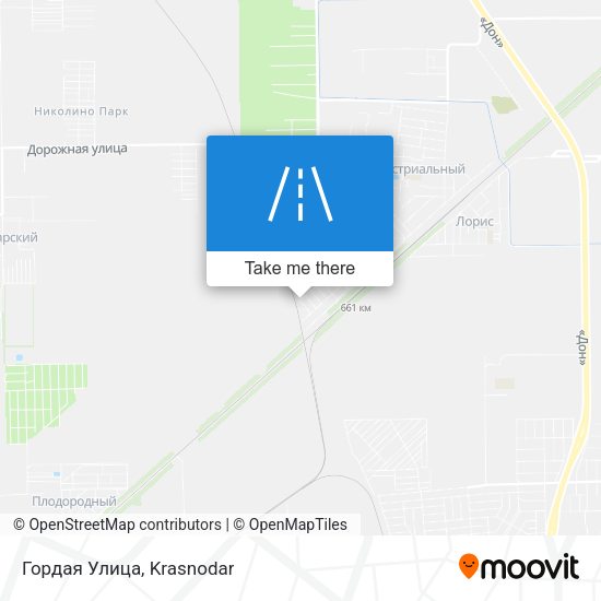 Гордая Улица map