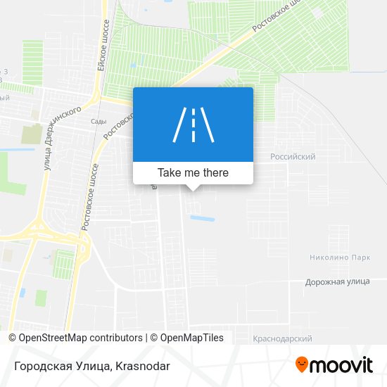 Городская Улица map