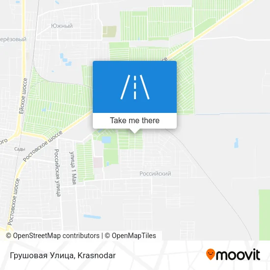 Грушовая Улица map