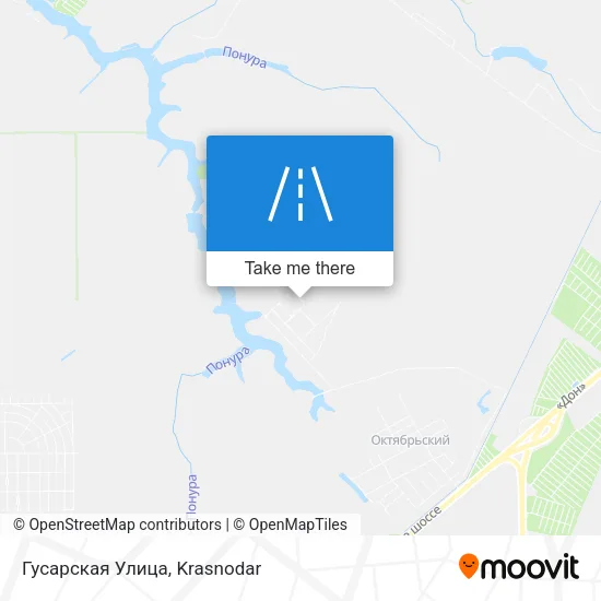 Гусарская Улица map