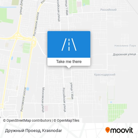 Дружный Проезд map