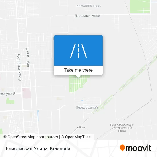 Елисейская Улица map