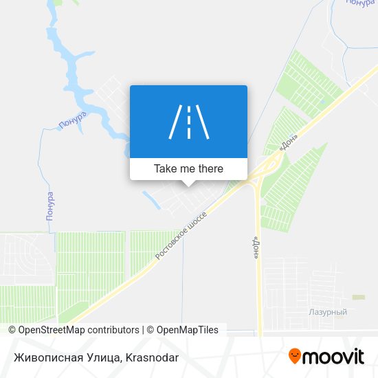 Живописная Улица map