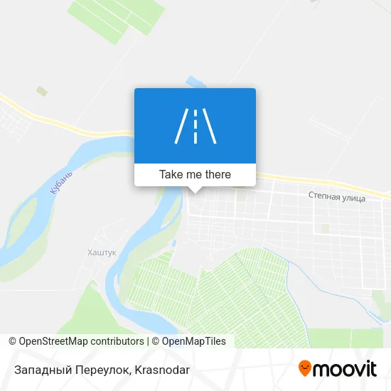 Западный Переулок map