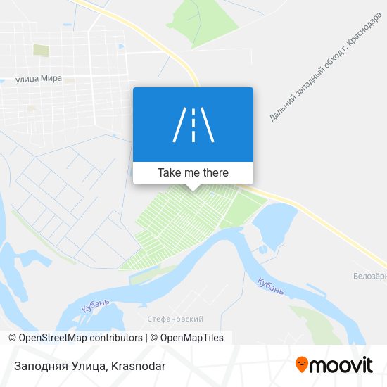 Заподняя Улица map