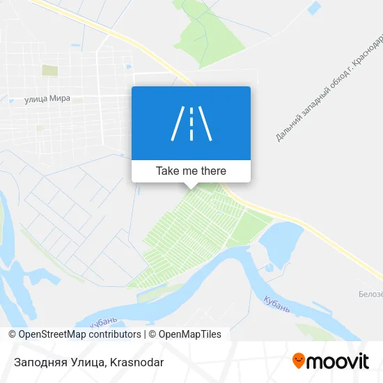 Заподняя Улица map