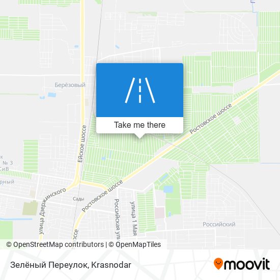 Зелёный Переулок map